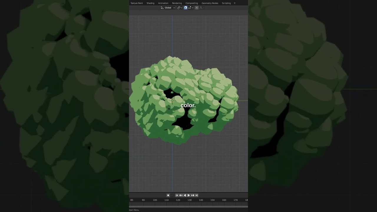 Creating A Cartoon Tree In Blender 3D 