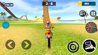 Motocross Beach Bike Stunt Racing 2018 - New Bike Unlocked Impossible Stunts - Android Gameplay screenshot 4