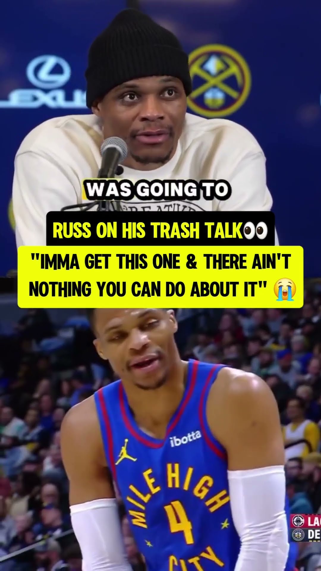 Russ did exactly what he said he would?