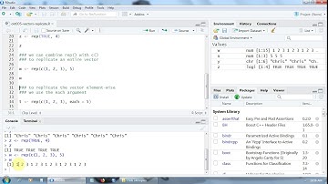 R Programming Know How - Creating Vectors Using the rep() Command