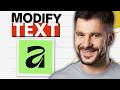 How To Modify Text In Affinity Designer (2026 Guide)