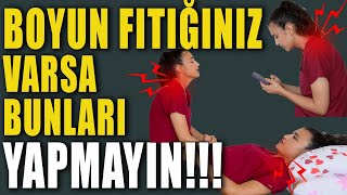 BOYUN FITIĞINIZ VARSA BUNLARI YAPMAYIN! #aktifizyo #boyunağrısı #fizyoterapist