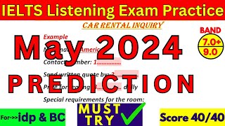 APRIL 2024 IELTS LISTENING PRACTICE TEST 2024 WITH ANSWERS | IELTS EXAM PREDICTION | IDP & BC