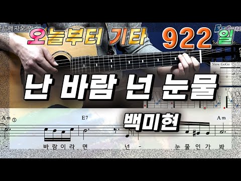 난 바람 넌 눈물 - <strong>백미현</strong>