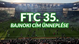 35. BAJNOKI CÍMET ÍGY ÜNNEPELTE A FRADI-TÁBOR A LEFÚJÁS UTÁN // BAJNOK A FERENCVÁROS (2024.04.20.)