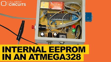 How to use the internal EEPROM in an ATMega328