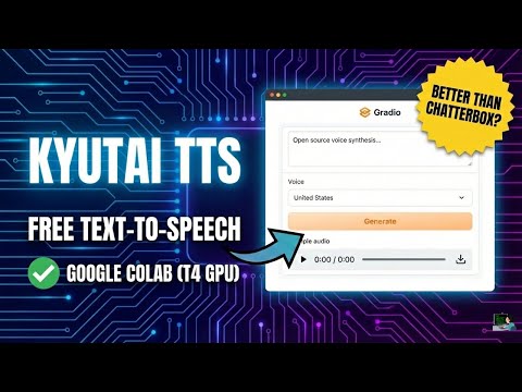 Kyutai TTS on Google Colab | Free T4 GPU Text to Speech Tutorial