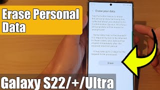 Galaxy S22/S22+/Ultra: How to Erase Personal Data That Samsung Has Collected About You screenshot 3