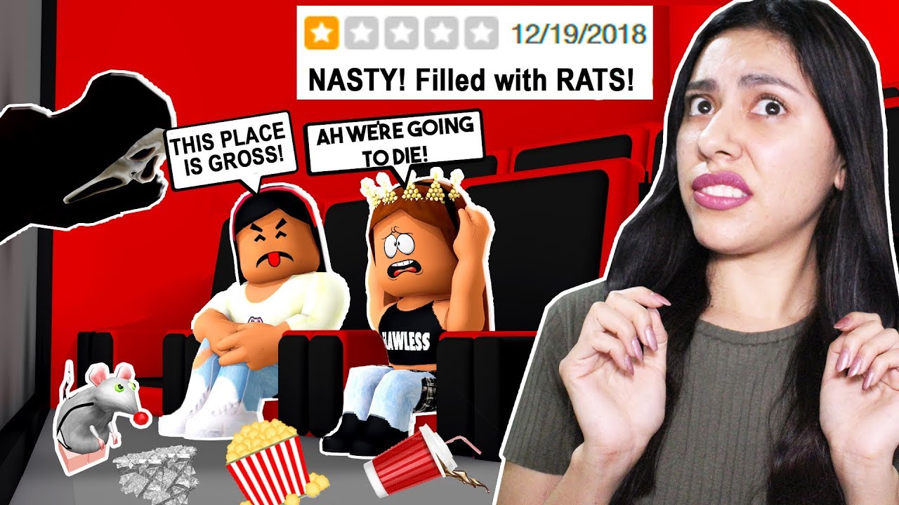 Going To The Worst Reviewed Movie Theatre With My Sister Roblox