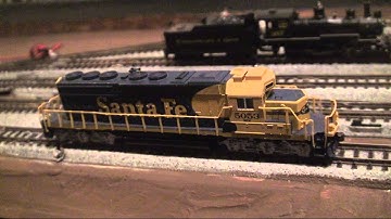 N Scale Kato SD40-2 Diesel Locomotive with ESU LokSound Select Micro DCC Sound Decoder