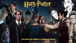 Reaction HP to Tom Riddle as Kibutsuji Muzan[RU/ENG][subtitles]