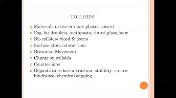 Colloidal Nature of nanoparticles