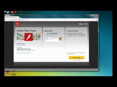 Flash player განახლება / Update