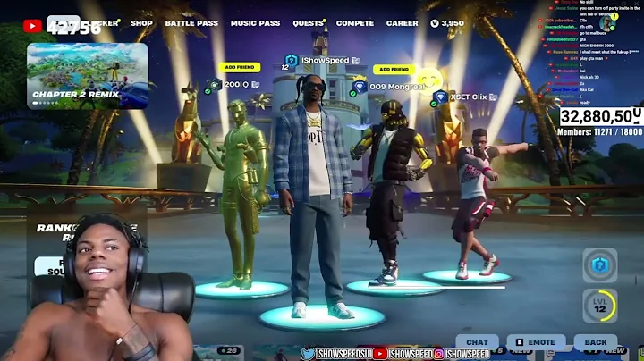 Speed Plays Fortnite Squad With Mr Savage, Clix And Mongraal Full Video 🤣