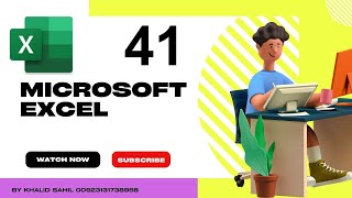 Microsoft Excel Tutorial in Pashto Complete Formula Tab 41