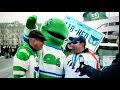 The whaler guys bruins rangers uconn playoffs and whaler fans galore at st pats parade