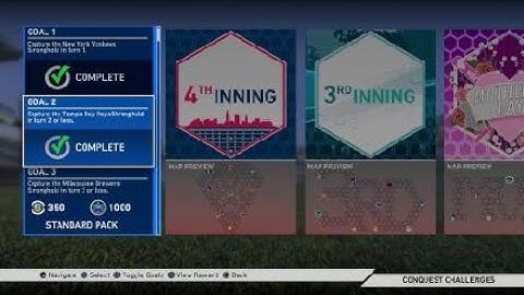 MLB® The Show™ 19 5th Inning Program Conquest Challenge Goal 2