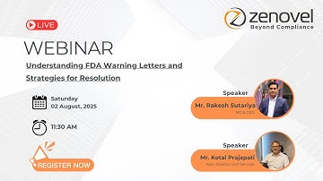 Understanding FDA Warning Letters and Strategies for Resolution