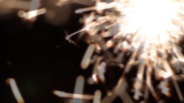 Beachfront B-Roll: Sparkler Bokeh (Free to Use HD Stock Video Footage)