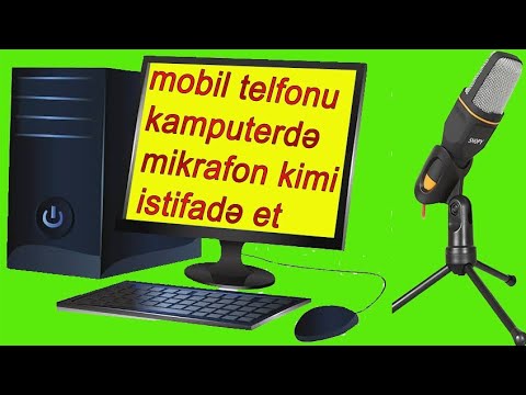 Video: Telefondan Mikrofon Necə Hazırlanır? Telefonumu Kompüterim üçün Mikrofon Kimi Necə Istifadə Edə Bilərəm? USB Ilə Necə Bağlaya Bilərəm?