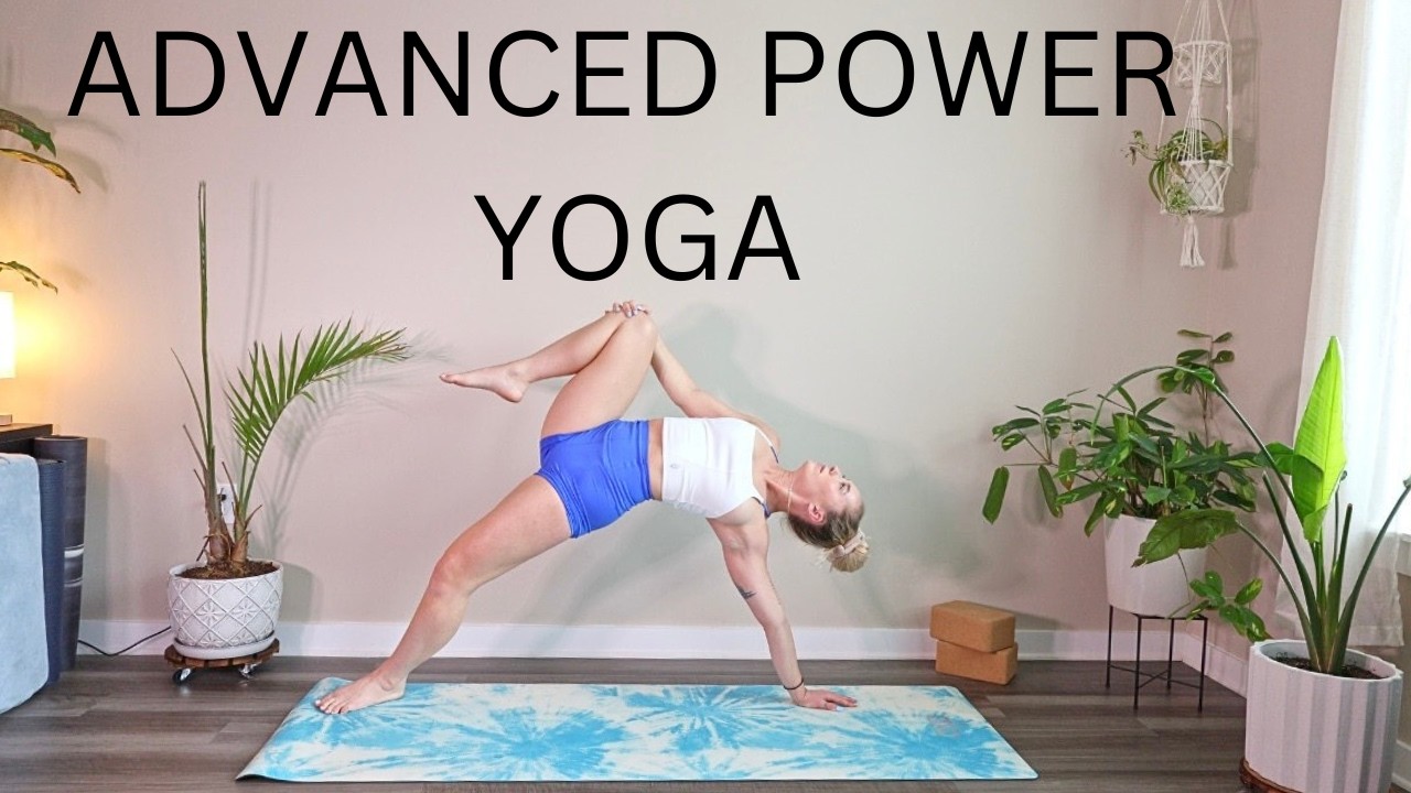 50 Min Advanced Power Vinyasa Yoga Flow | Full Body Stretch - YouTube
