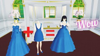 how to combine two dresses in Sakura school simulator make your own dress ♥️ pls subscribe