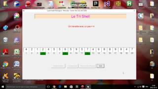 le principe des tri shell et fusion