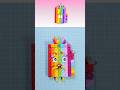 Reverse Play ⬅️⏪️ | LEGO Sprunki Numberblocks 77 - Mother 70 Plus 7 Equals 77