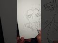draw anime sketch ⚡ comment next Anime name 💥#anime #viral #animedrawing #drawing
