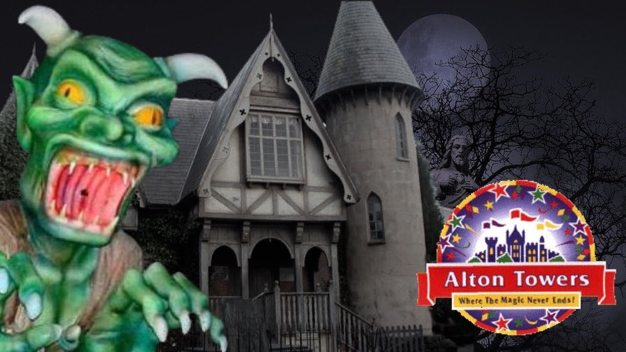 Alton Towers The Haunted House POV (1998) YouTube