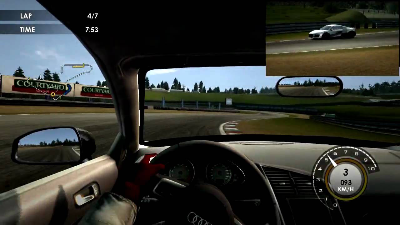 [HD] Race Pro Audi R8 driver view - YouTube