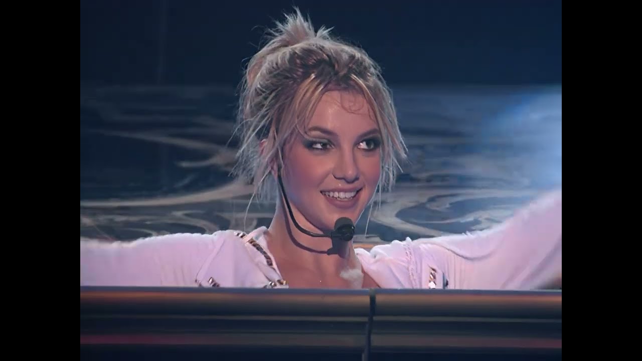 Britney Spears   Live In Las Vegas DWAD   BTMYH Lucky Sometimes AI UPSCALED 4K 60 FPS