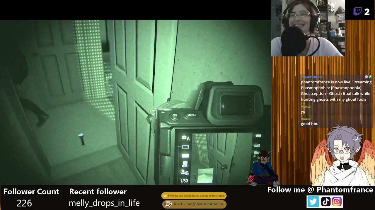 Unedited VOD [Phasmophobia] Ghostception - Ghost ritual talk while hunting ghosts with my ghoul fool