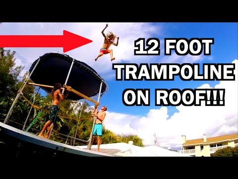 awesome oscillator TRAMPOLINE VS STILTS ON ROOF!!! | JOOGSQUAD PPJT