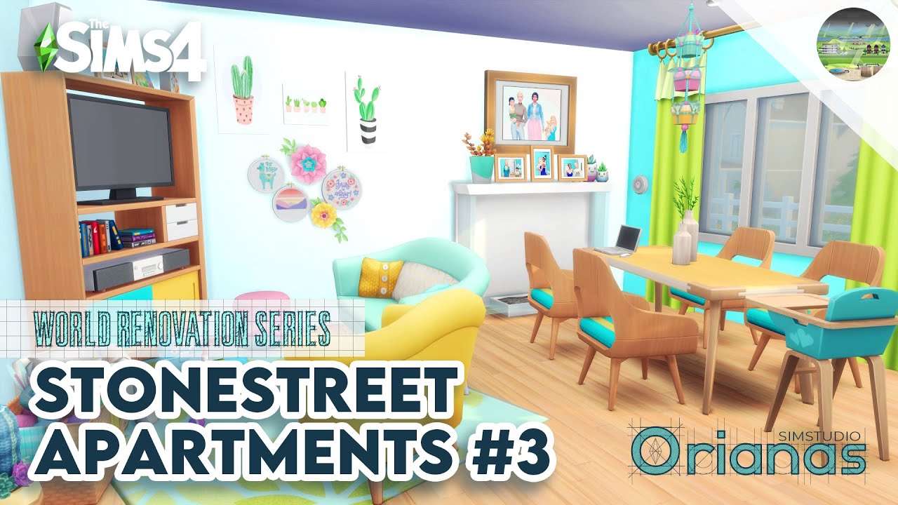 Stonestreet Apartments 3 Renovation No Cc Stop Motion Build Ts4