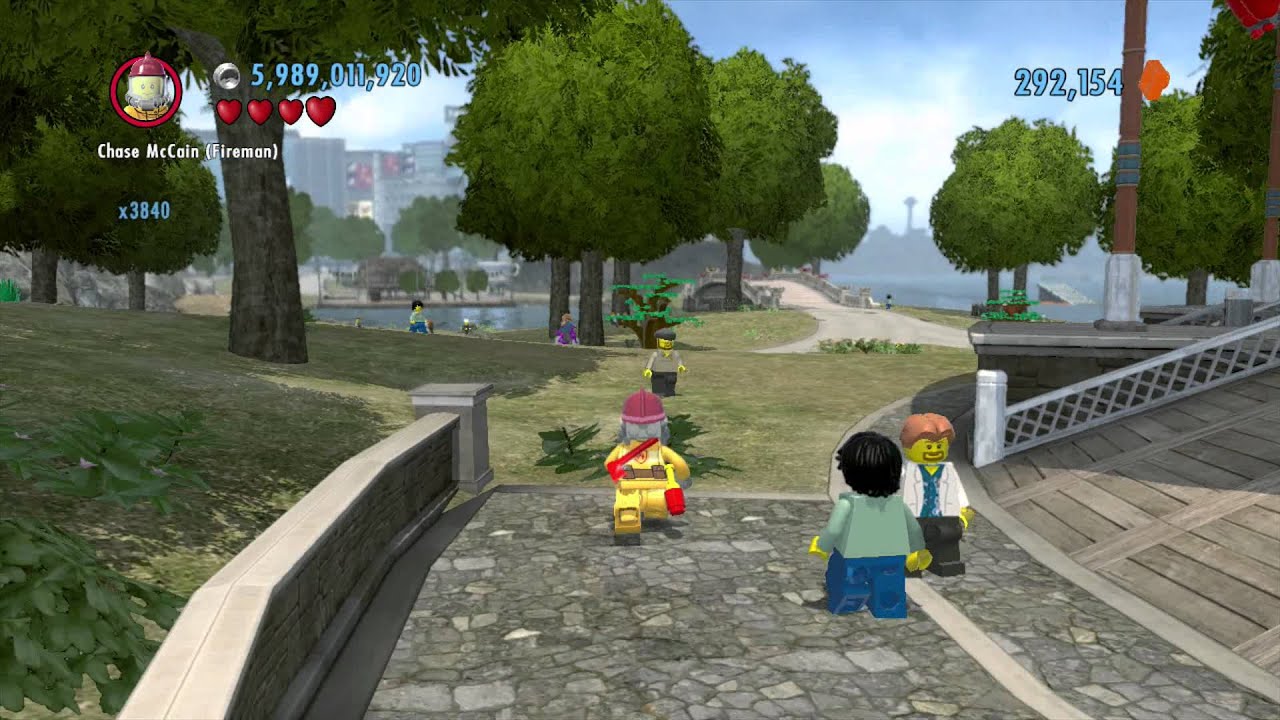 Lego City Undercover Wii U Crescent Park Part 2 Of 2 Collectibles Guide Youtube