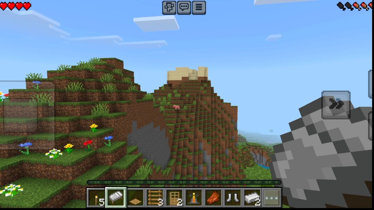 I build a biggest mountain house in minecraft Part 5 🎉🥳🎊⛏️🏘️⛰️🏔️