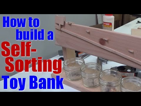 Woodworking: How to build a self-sorting coin bank