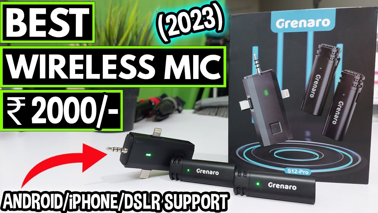 GRENARO 3 in 1 Wireless Microphone Best Wireless Microphone Under