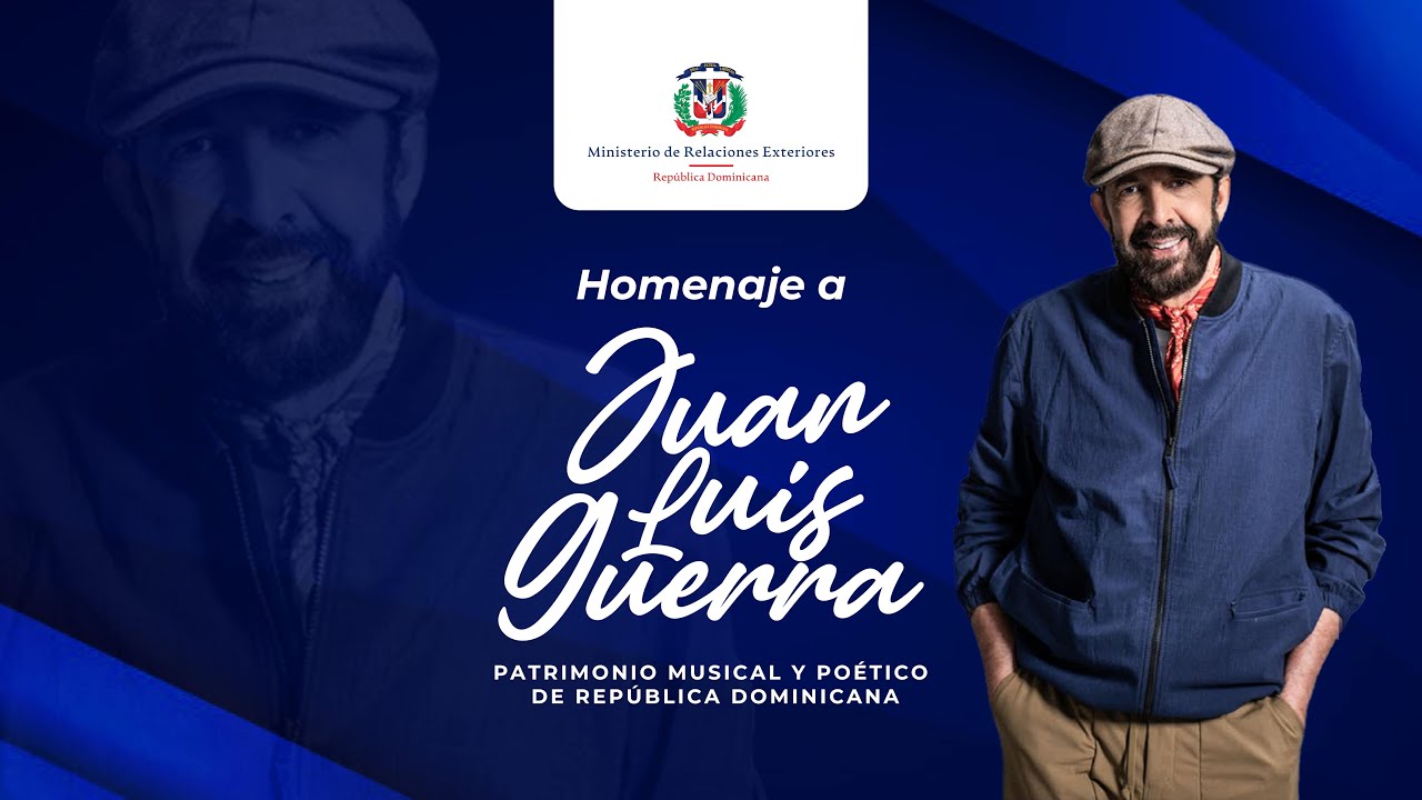 Homenaje a Juan Luis Guerra patrimonio musical y poético de República Dominicana