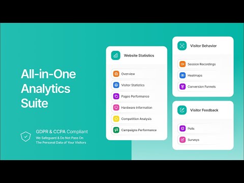 Visitor Analytics - The All-in-One Analytics Suite - Analytics