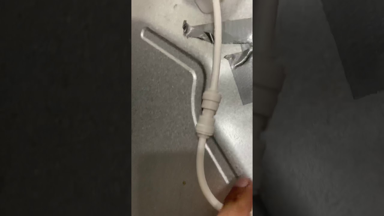 Lg fridge ice maker water water line fix diy part 4 YouTube