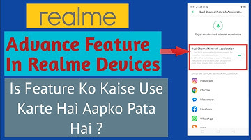 How To Use Dual Channel Network Acceleration In Realme Device | Technical Nasim | Hindi