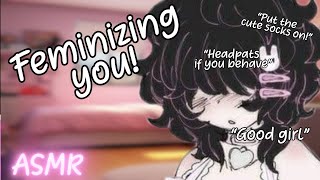 Feminizing ASMR RP | Forcing You to Wear Programming Socks! [F4M] [Binaural]