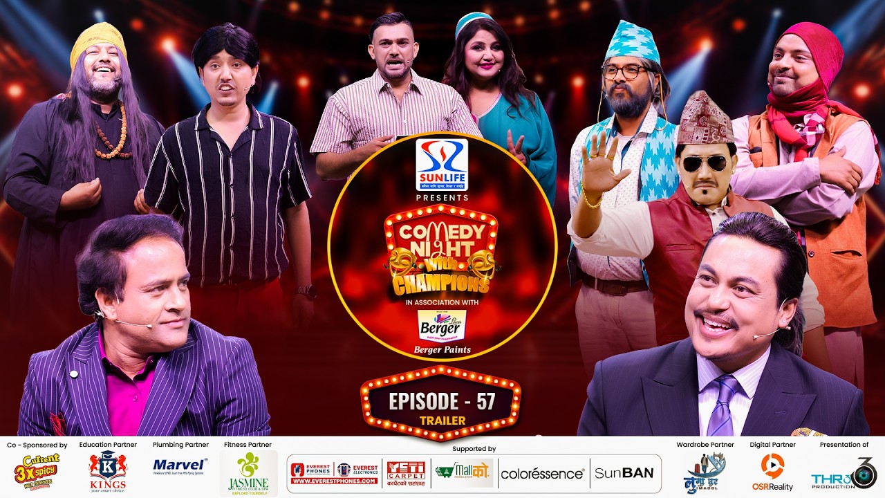 COMEDY NIGHT WITH CHAMPIONS Chapter 2 || Episode 57 Trailer || Jitu Nepal, Sandip Chhetri