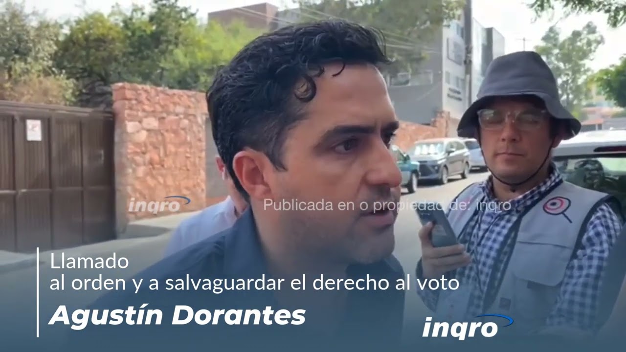Llamado a la salvaguarda del derecho a votar por Agustín Dorantes