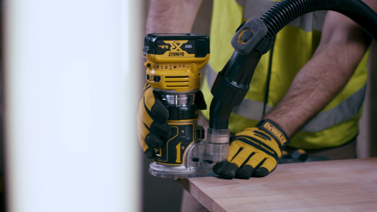 DEWALT® Australia | 18V XR BRUSHLESS ROUTER - DCW604 - YouTube