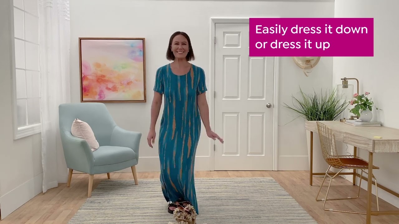colleen lopez everywear maxi dress Colleen Lopez Women's EveryWear Mesh Insert Maxi Dress Purpleberry