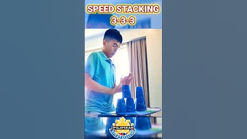 Speed of Sport Stacking 3-3-3 in 1.709 #cupstacking #speed #shorts