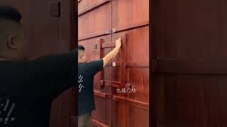 For Many, building a Home Isn’t Complete Without Traditional Wooden Door #youtubeshorts #viralvideo